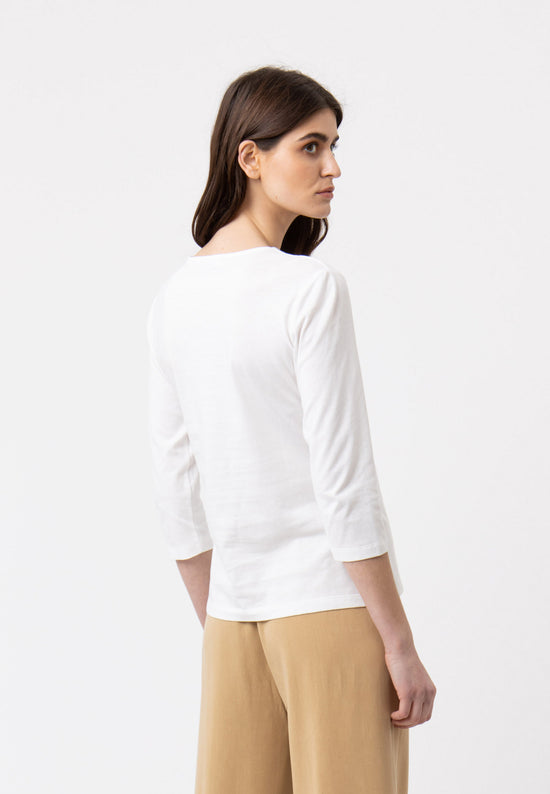 Lana Natural Wear V-Neck Shirt, Modell Mara Begrenztes Angebot