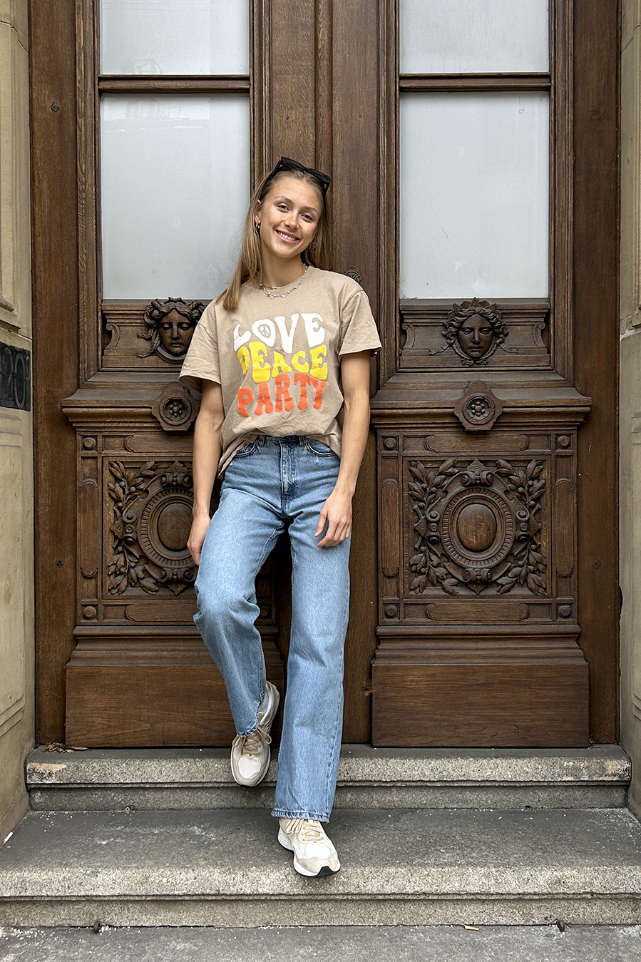 Liv Bergen T-Shirt LPP in safari Im Verkauf
