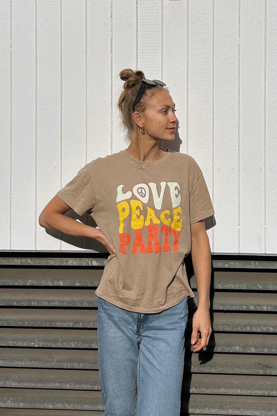 Liv Bergen T-Shirt LPP in safari Im Verkauf