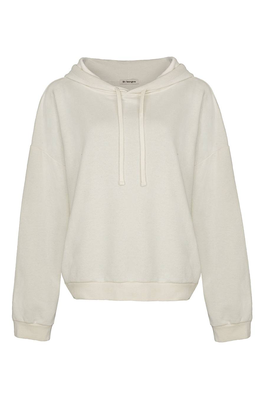 Liv Bergen Hoodie Come in offwhite Outlet