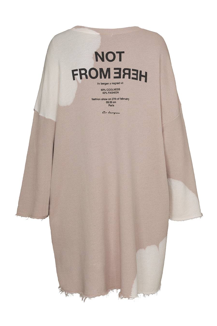 Liv Bergen Kleid Bleached in old rose Günstiger Verkauf