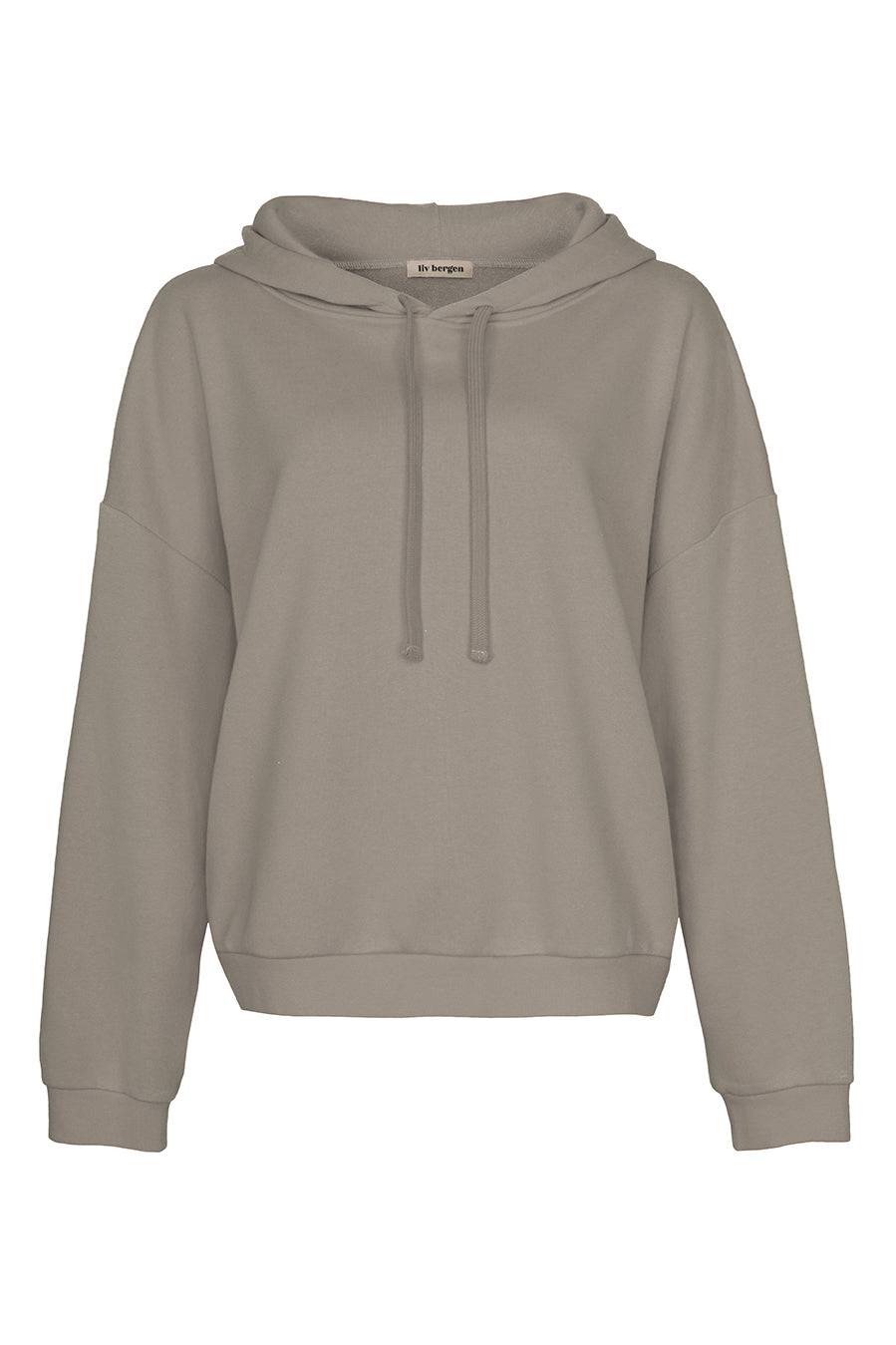 Liv Bergen Hoodie Come in driftwood Begrenztes Angebot