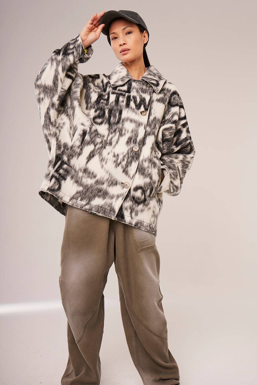 Liv Bergen Hose Tencel in army Online Shopping