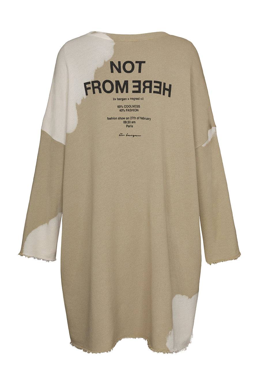 Liv Bergen Kleid Bleached in camel Black Friday