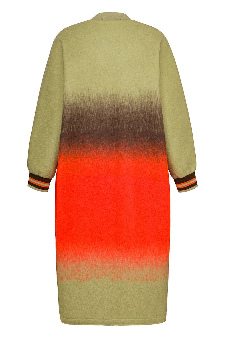 Liv Bergen Mantel Colored in green/orange Osterangebot