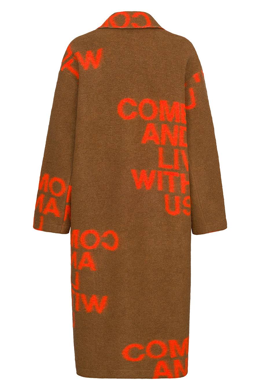 Liv Bergen Mantel Come in camel/orange Valentinstagsangebot
