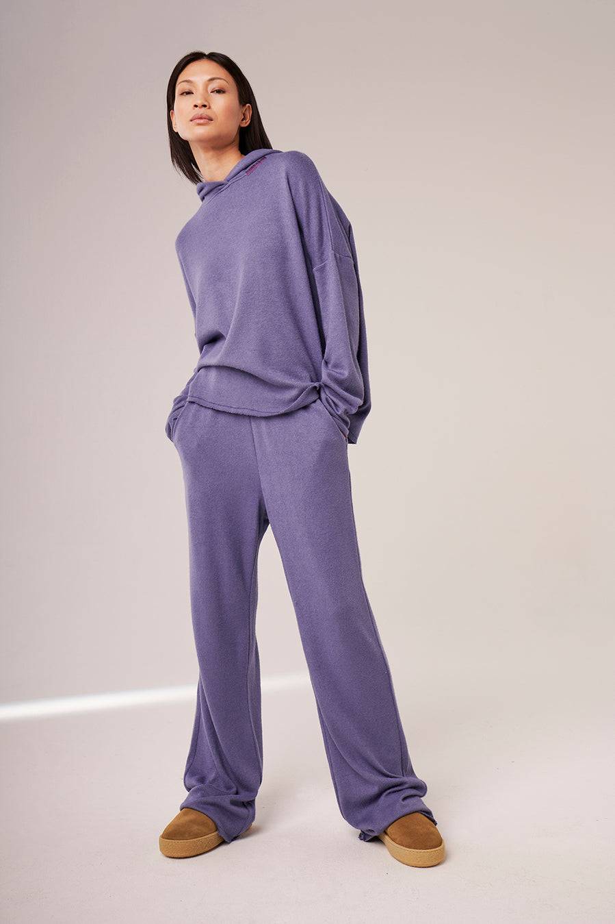 Liv Bergen Hose Knit in purple ash Heißer Verkauf