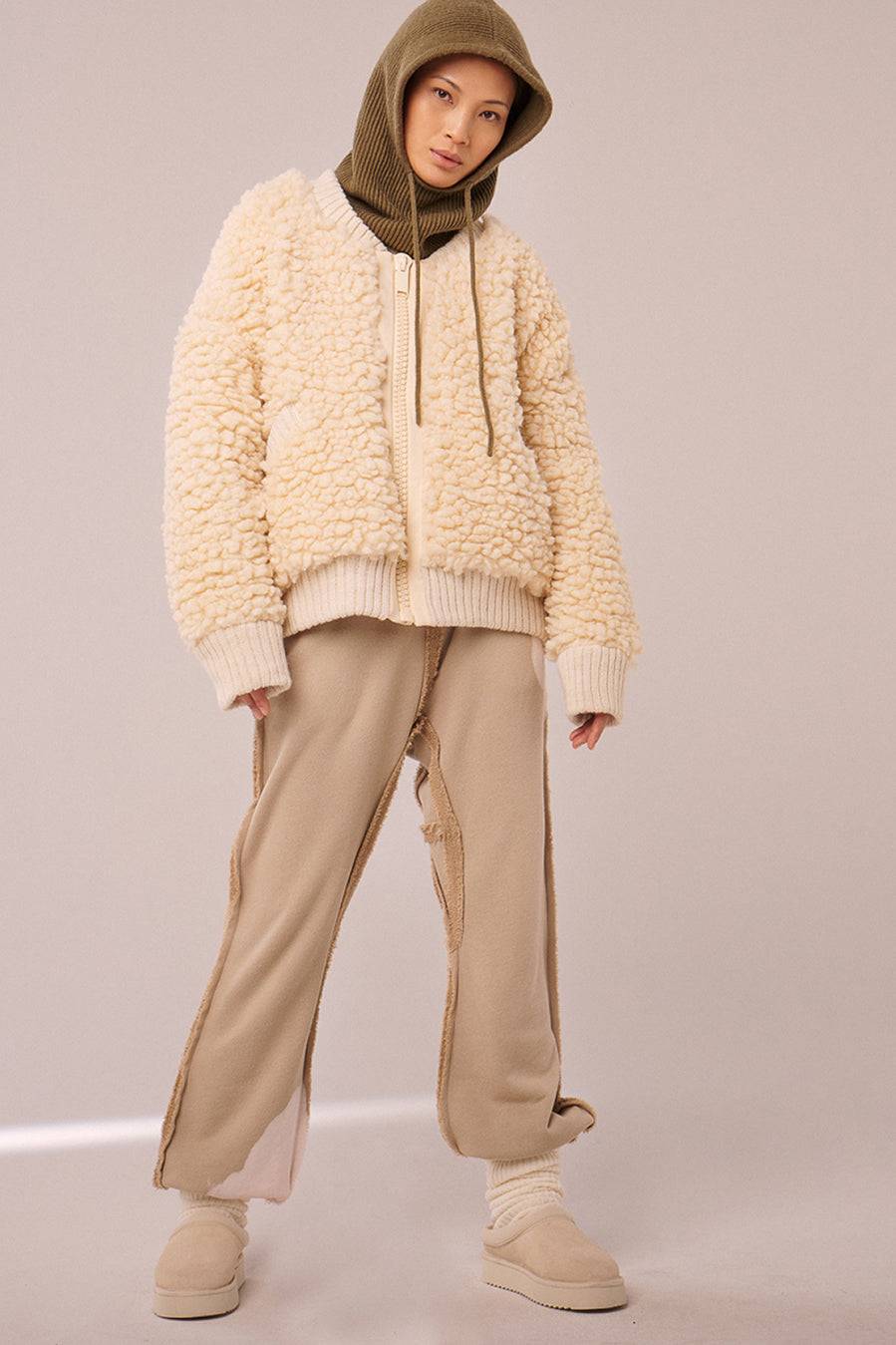 Liv Bergen Hose Bleached in camel Online Outlet