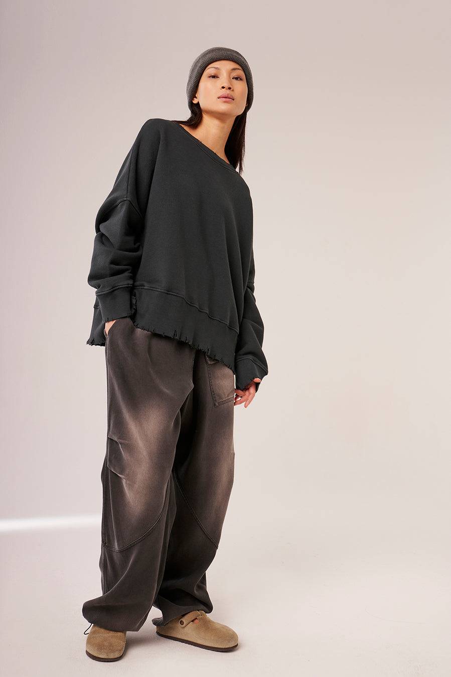 Liv Bergen Hose Tencel in ghost Neuheiten