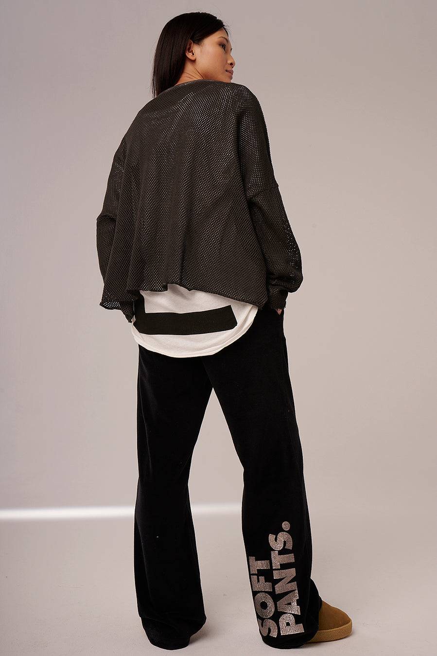 Liv Bergen Hose Velvet in olive Bestseller