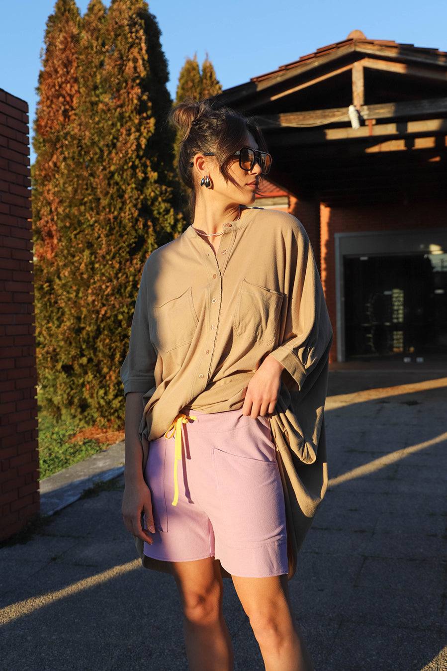 Liv Bergen Shorts Soft in light lilac Begrenzte Freigabe