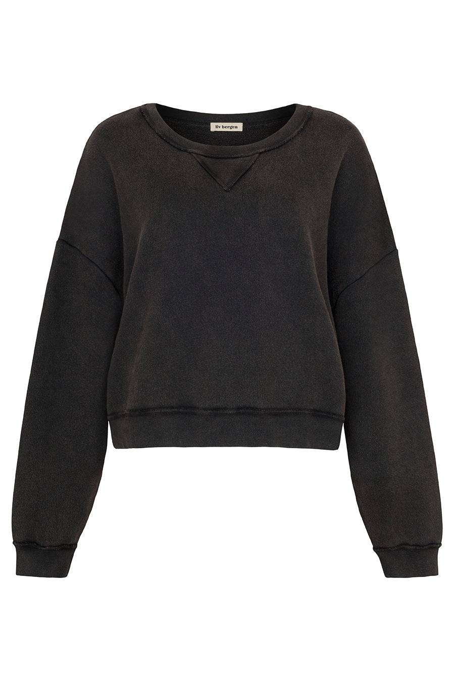 Liv Bergen Sweater Follow in black Speichern exportieren