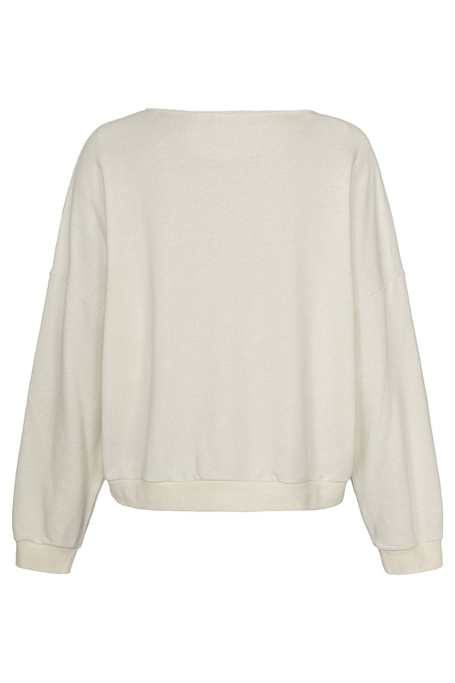 Liv Bergen Sweater Painted in offwhite Black Friday Preise
