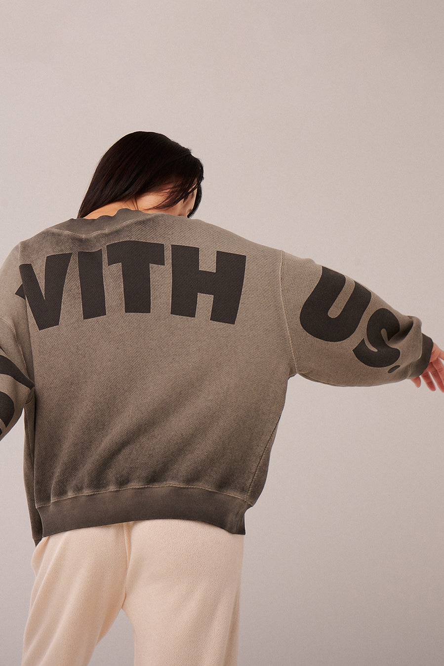 Liv Bergen Oversized Sweater Liv in mocca Hotsell