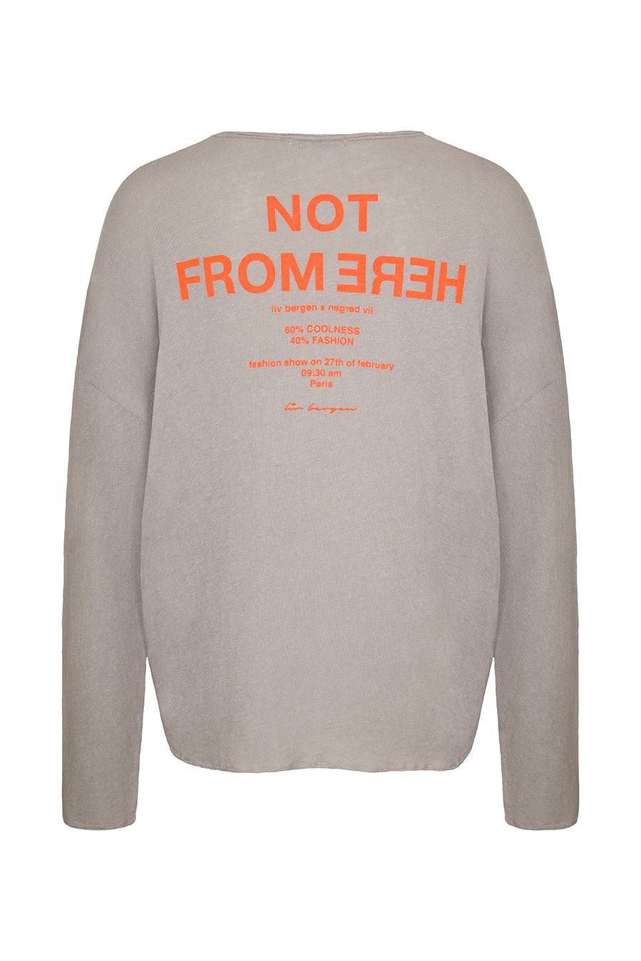 Liv Bergen Shirt Not in washed grey Fabrikverkauf