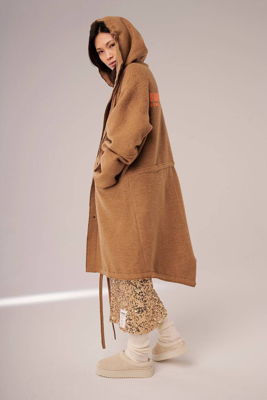 Liv Bergen Jacke Parka in camel Vatertagsangebot