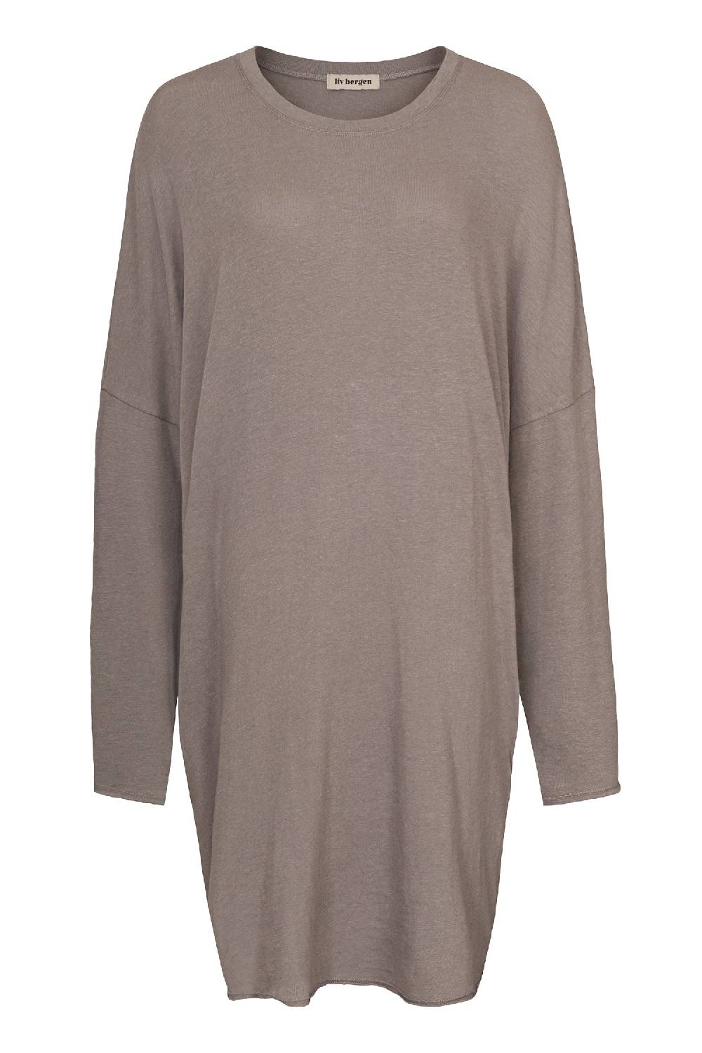 Liv Bergen Kleid HI in washed grey Im Verkauf
