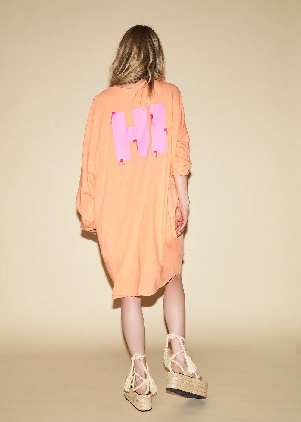 Liv Bergen Kleid HI in neon orange zollfrei