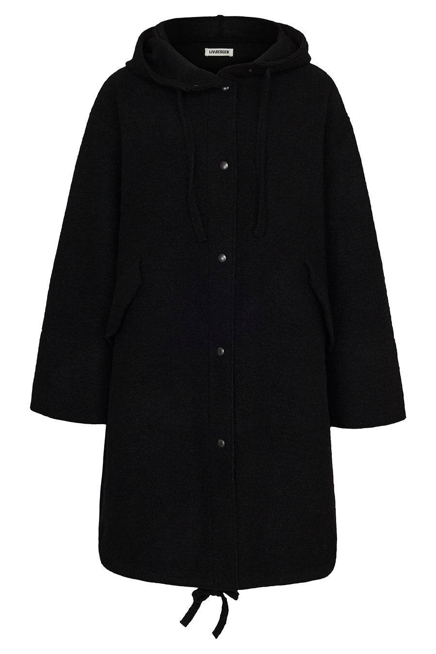 Liv Bergen Jacke Parka in black Rabatt