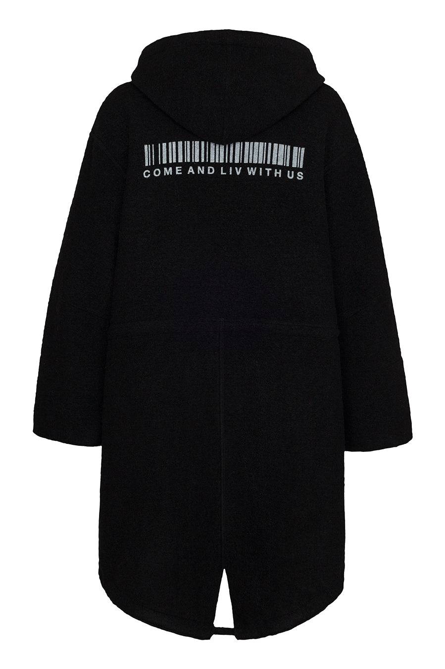 Liv Bergen Jacke Parka in black Rabatt