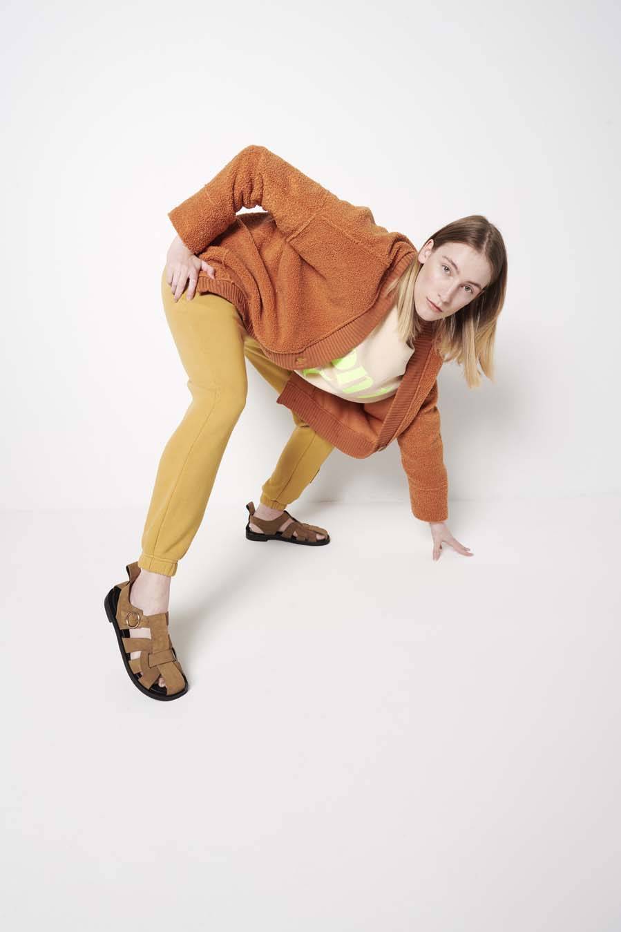 Liv Bergen Jacke Crême de la crême in camel Neueste Mode