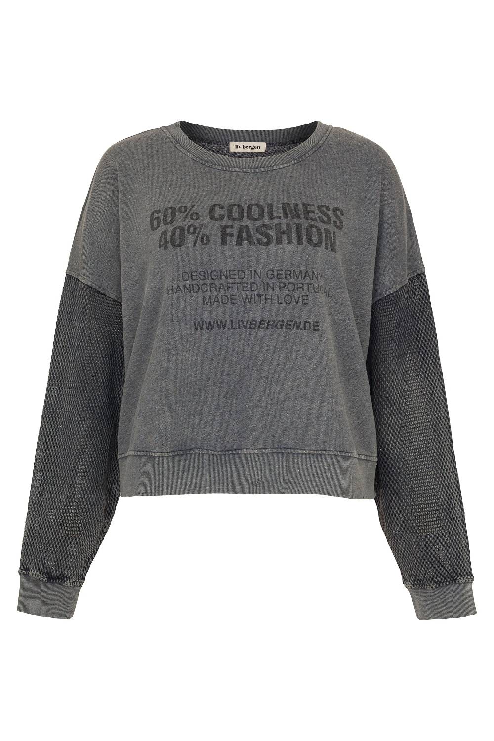 Liv Bergen Sweater Coolness & Fashion in phantom Bis zu 60% Rabatt
