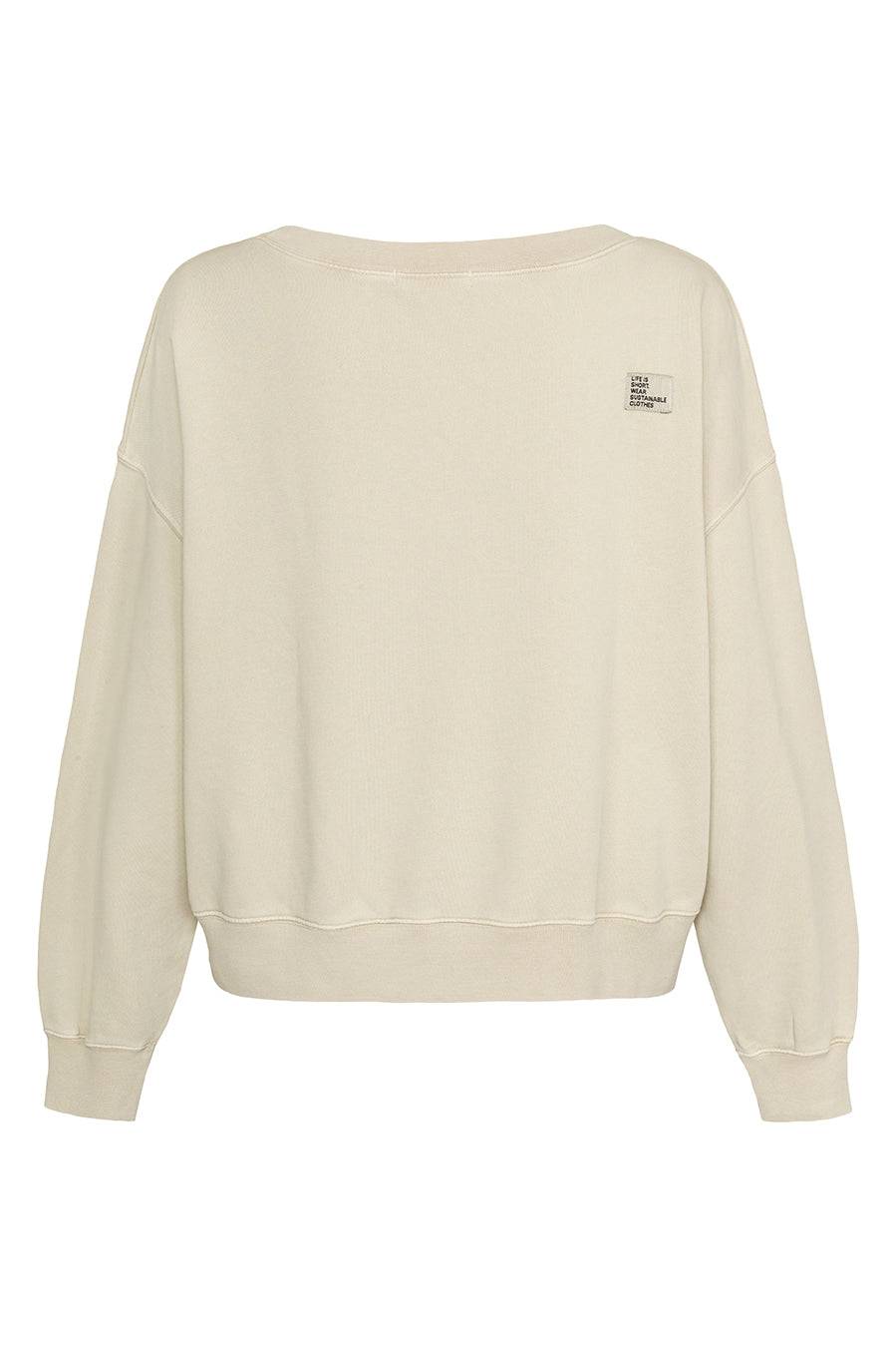 Liv Bergen Sweater square "100% Organic Cotton" in buttercreme Meist gekauft