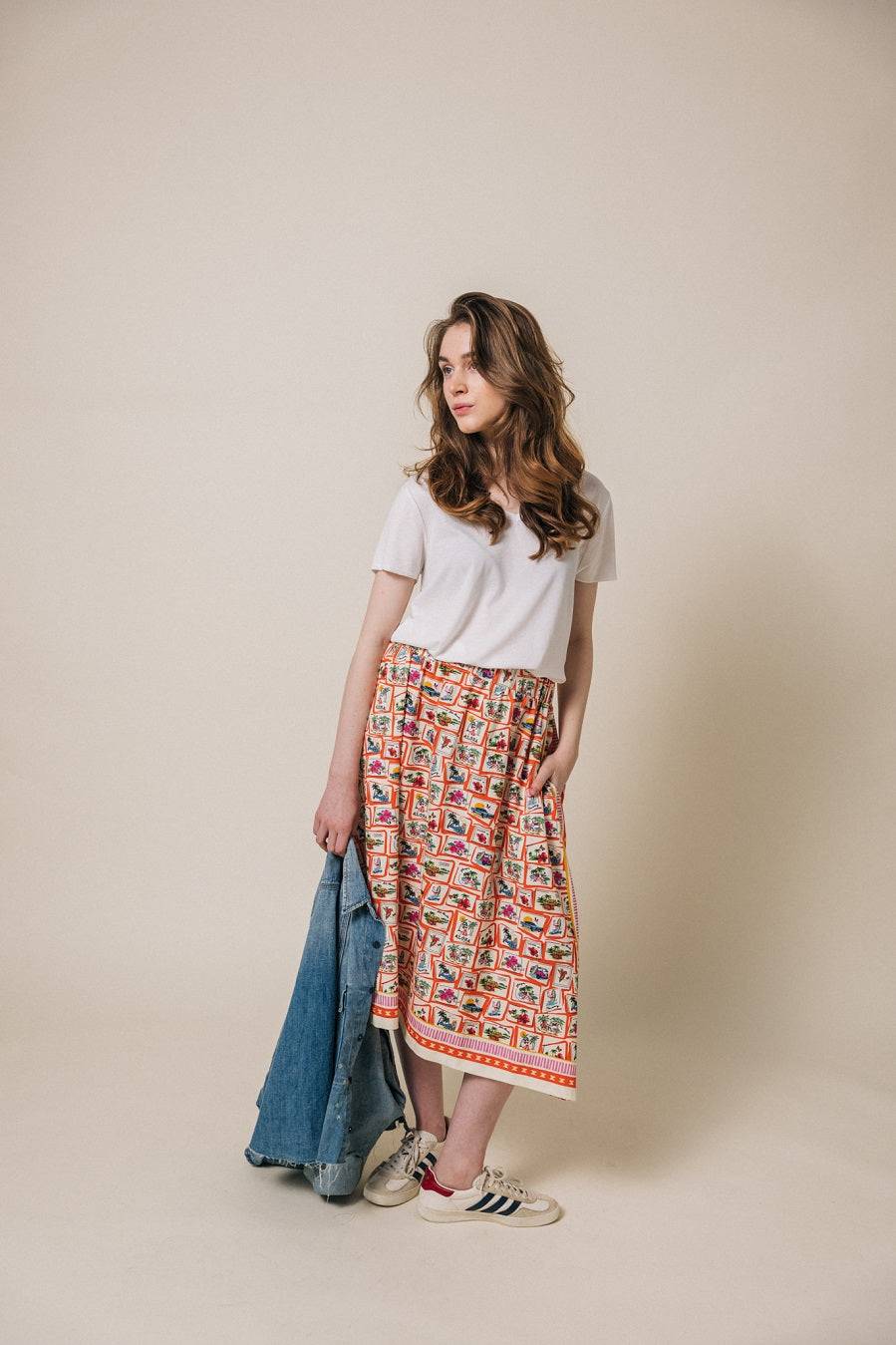 Liv Bergen T-Shirt Basics in optic white Neueste Mode