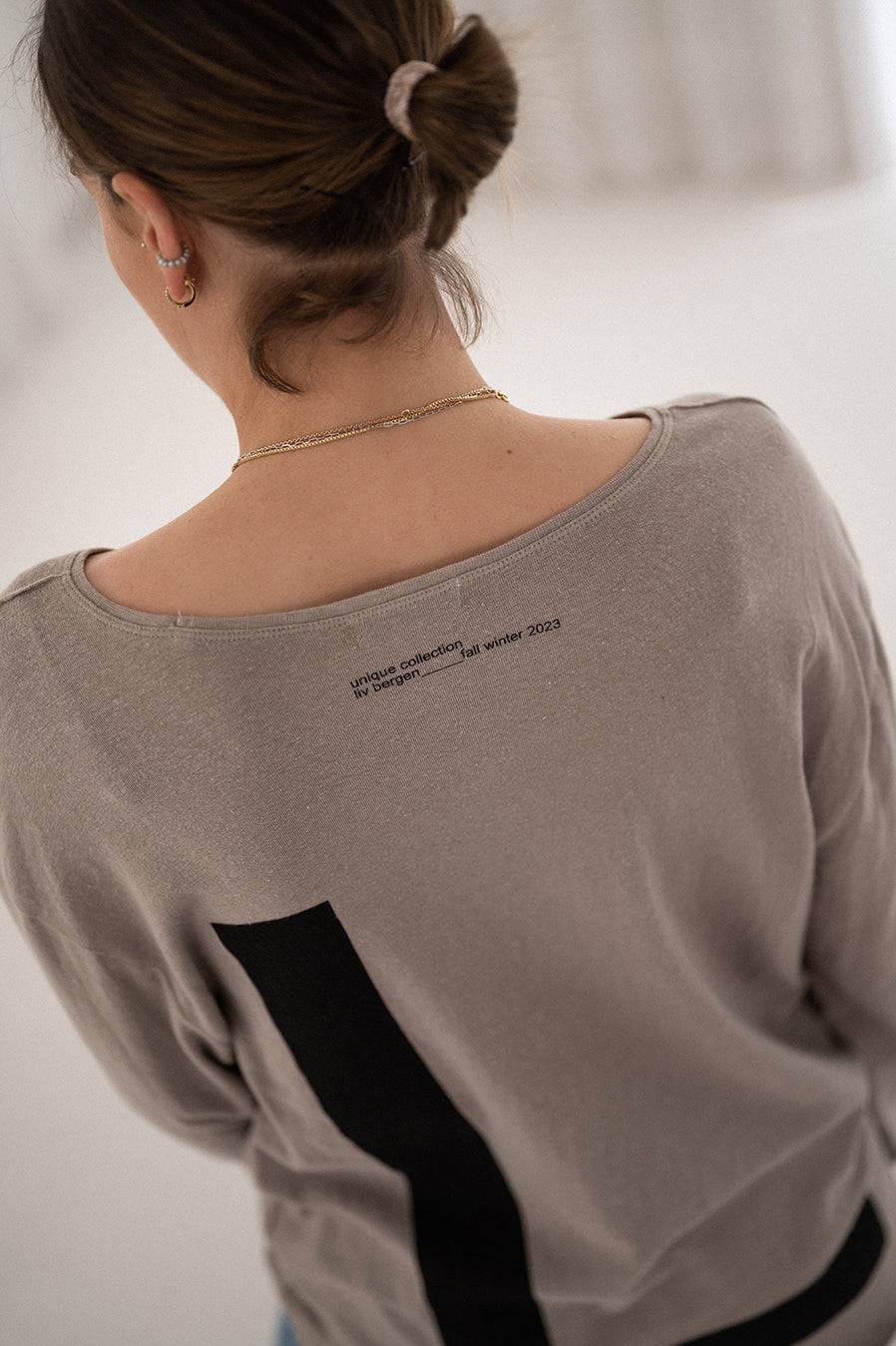 Liv Bergen Longsleeve L in grey Zeitbegrenzte Promotion