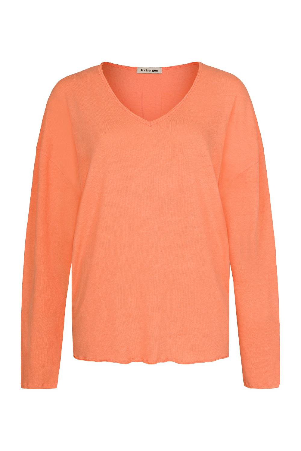 Liv Bergen Longsleeve SUN in neon orange Fabrikladen