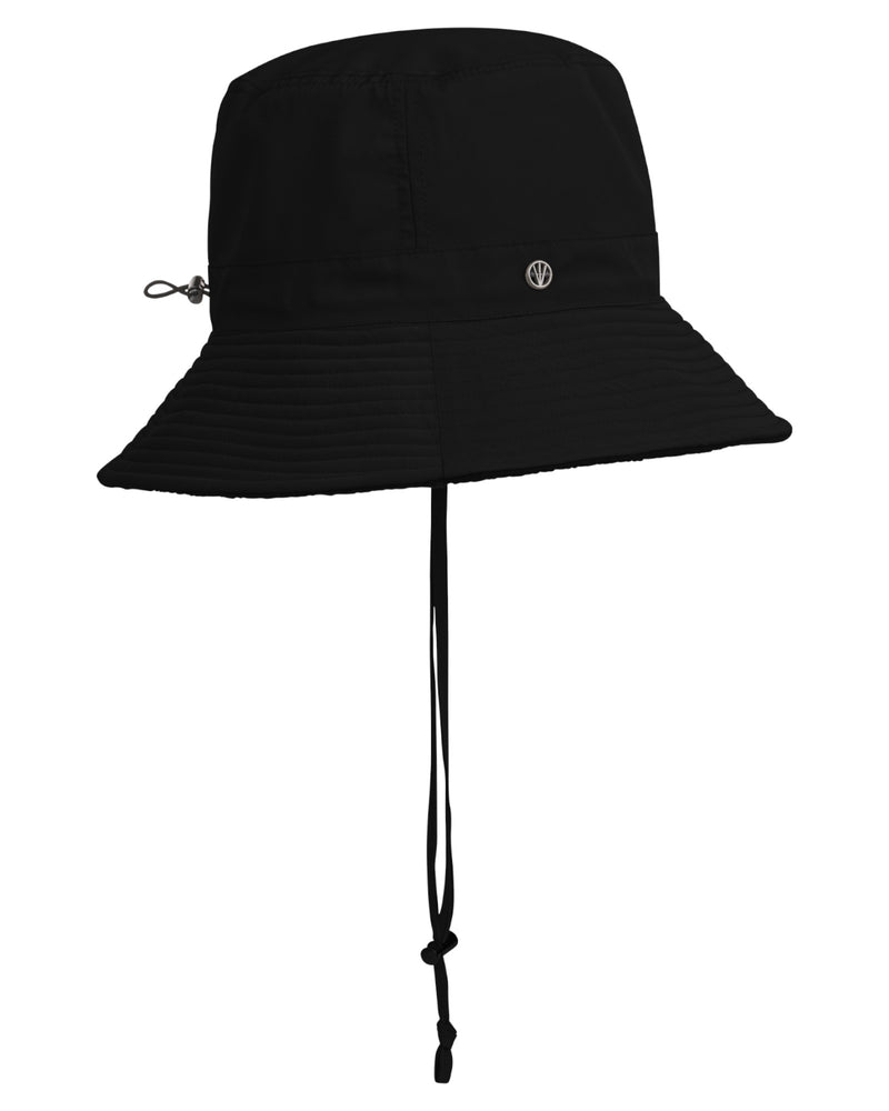 Loevenich großer Regenhut mit Zugband - Schwarz Wochenangebot