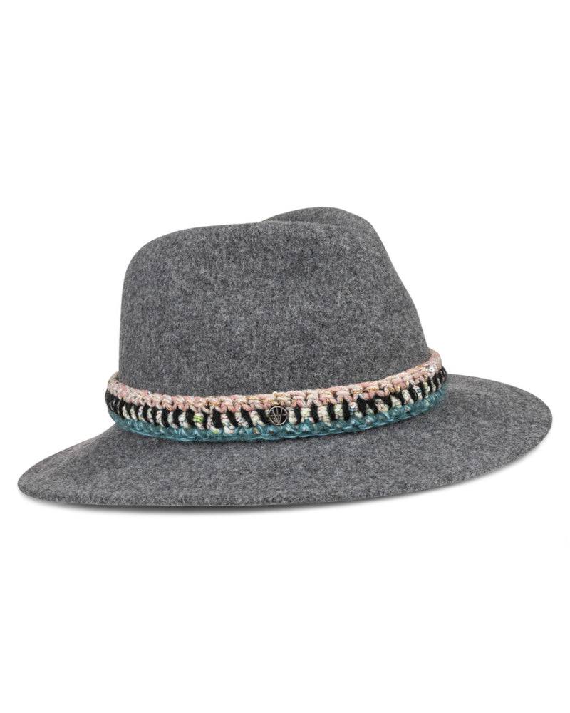 Loevenich Damen Woll-Fedora - Anthrazit meliert Neueste Stile