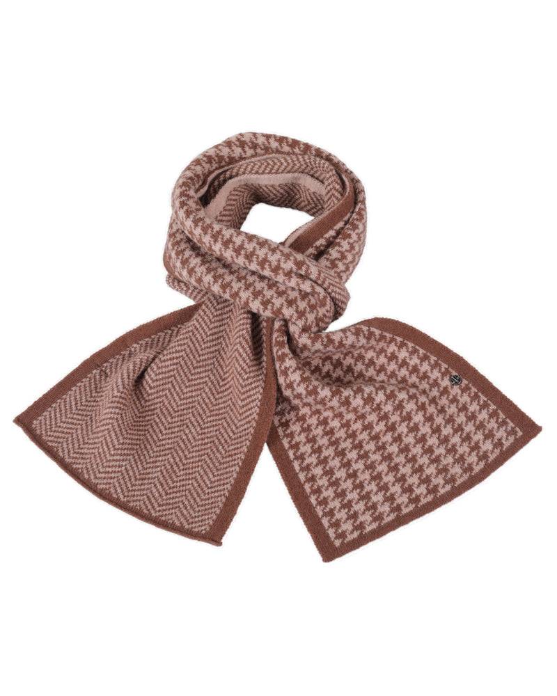 Loevenich SET Strickmütze + Schal - Puder-Cognac Sonderangebot der Fabrik