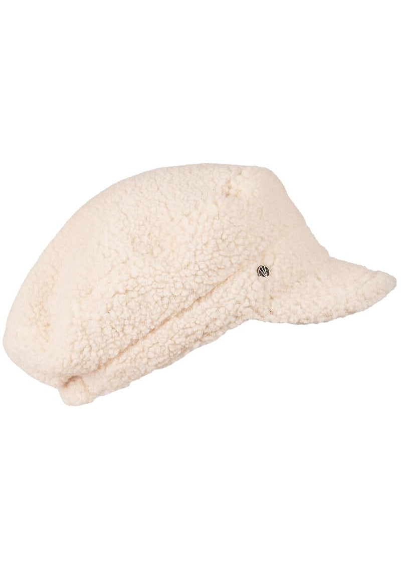 Loevenich Lammfell Imitation Kappe + Handschuh - Beige Vierteljährliche Förderung