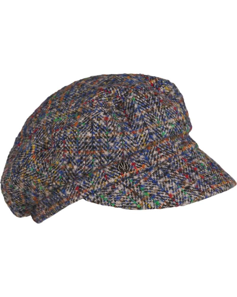 Loevenich Tweed Kapitänskappe - multi Blau Blitzverkäufe