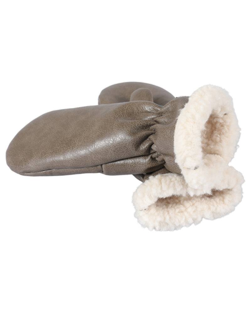 Loevenich Kunstleder Handschuhe - Oliv Sonderangebot