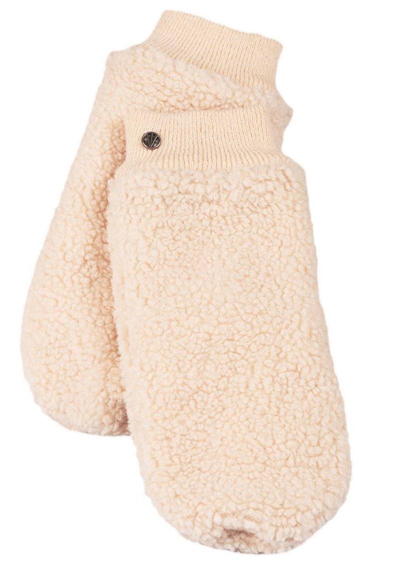 Loevenich Teddy Fäustlinge - Beige Online Shopping