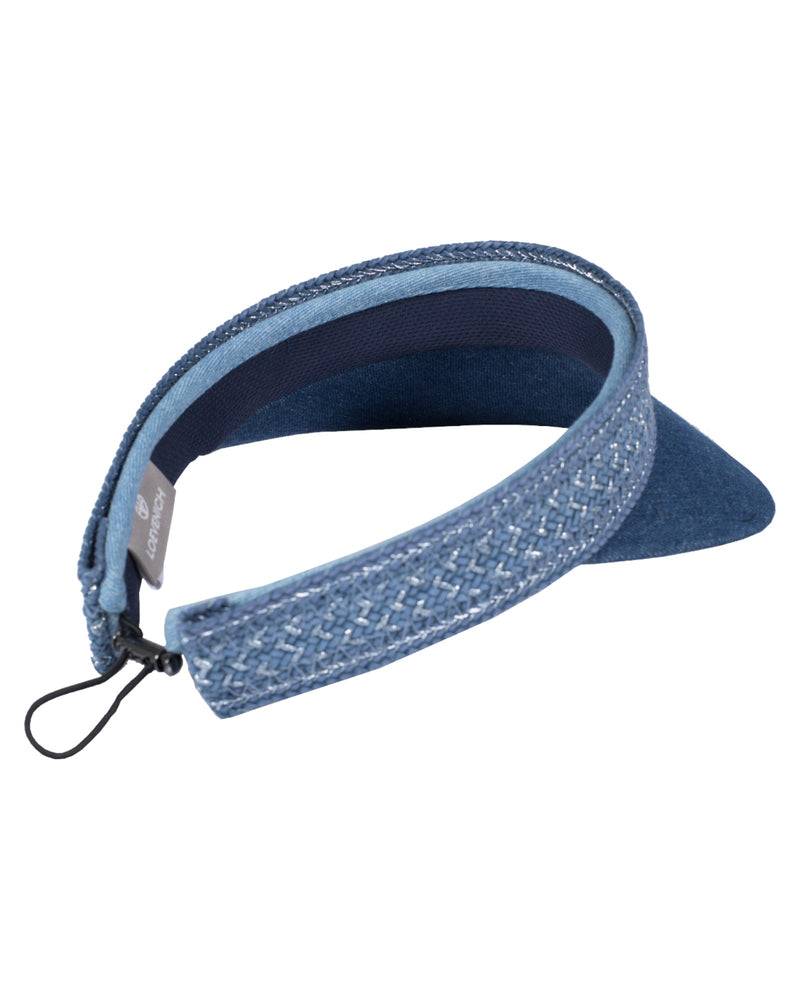 Loevenich Visor mit Flechtband-Multi Denim Super Rabatt