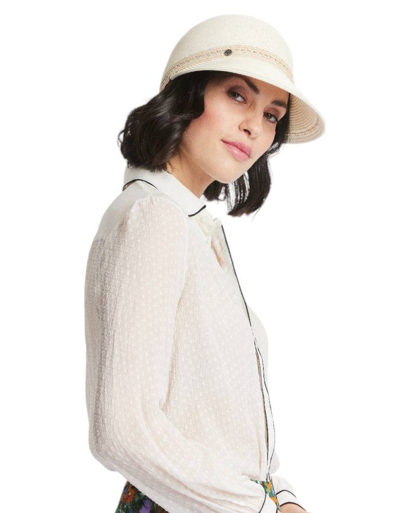 Loevenich Baseball Cap aus softer melange Papierborte-Creme-Natur Clearance-Verkauf