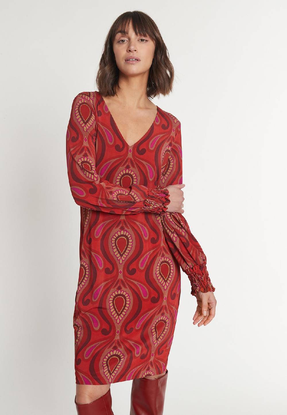 Ana Alcazar Printkleid Mosima Verkauf