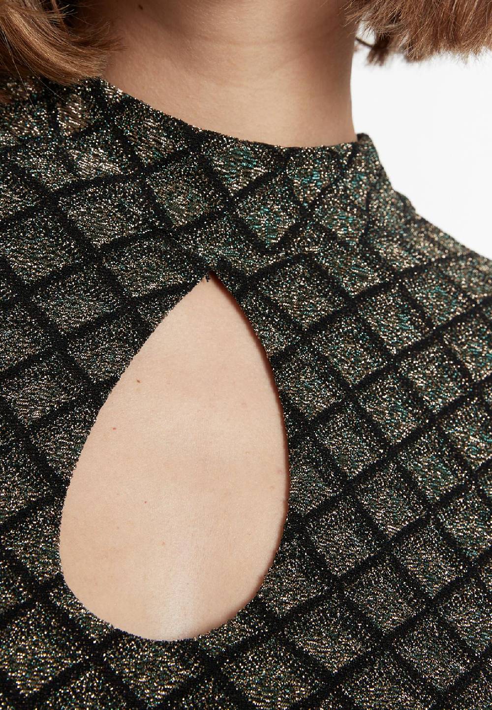 Ana Alcazar Cut-Out Kleid Sakala Sonderangebot der Fabrik