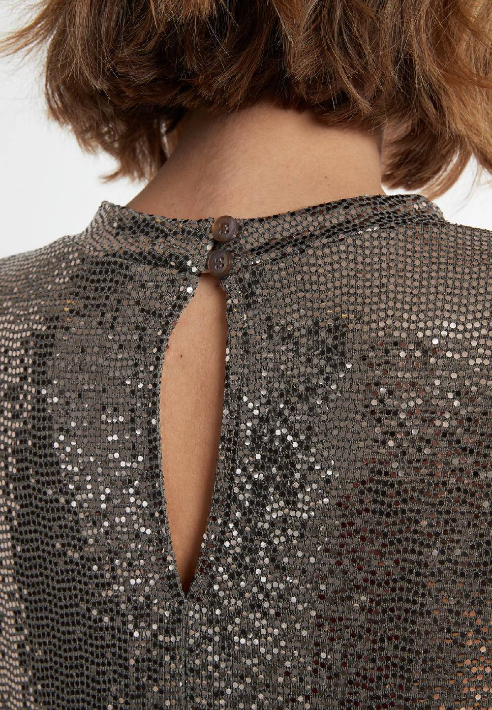 Ana Alcazar Pailletten Maxikleid Sagaty Auslauf