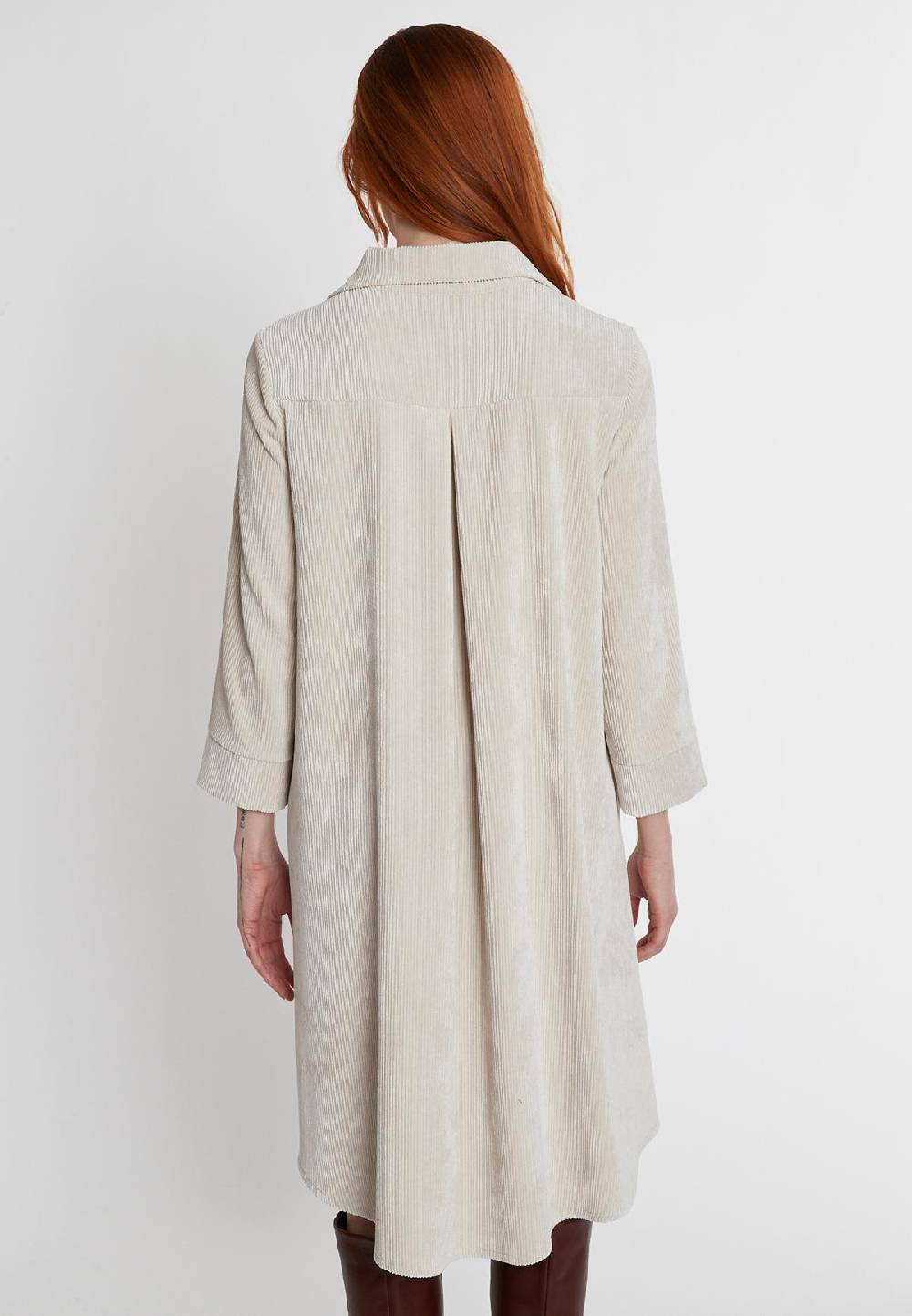 Ana Alcazar Cord Hemdblusenkleid Sastoa Verkauf