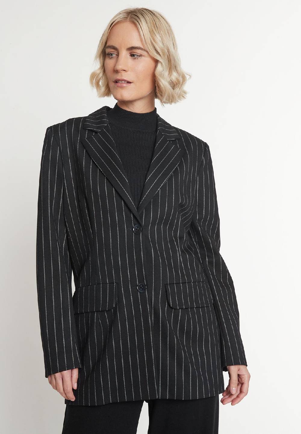 Ana Alcazar Nadelstreifen Blazer Mesa Kostenloser Versand