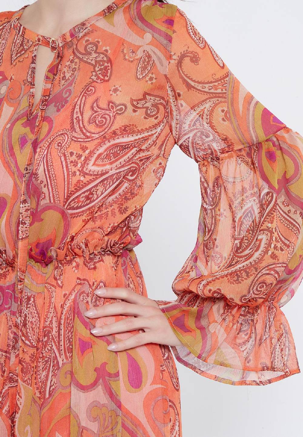 Ana Alcazar Boho-Kleid Asyme Riesige Ersparnisse