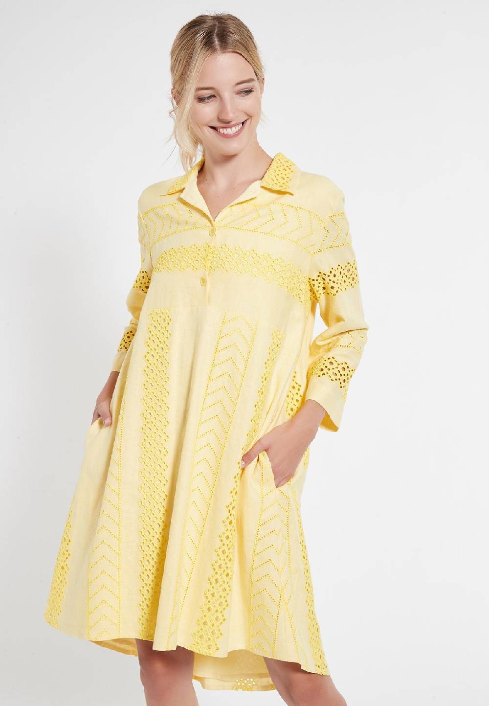 Ana Alcazar Schwingendes Kleid Cahli Letzte 3 Tage