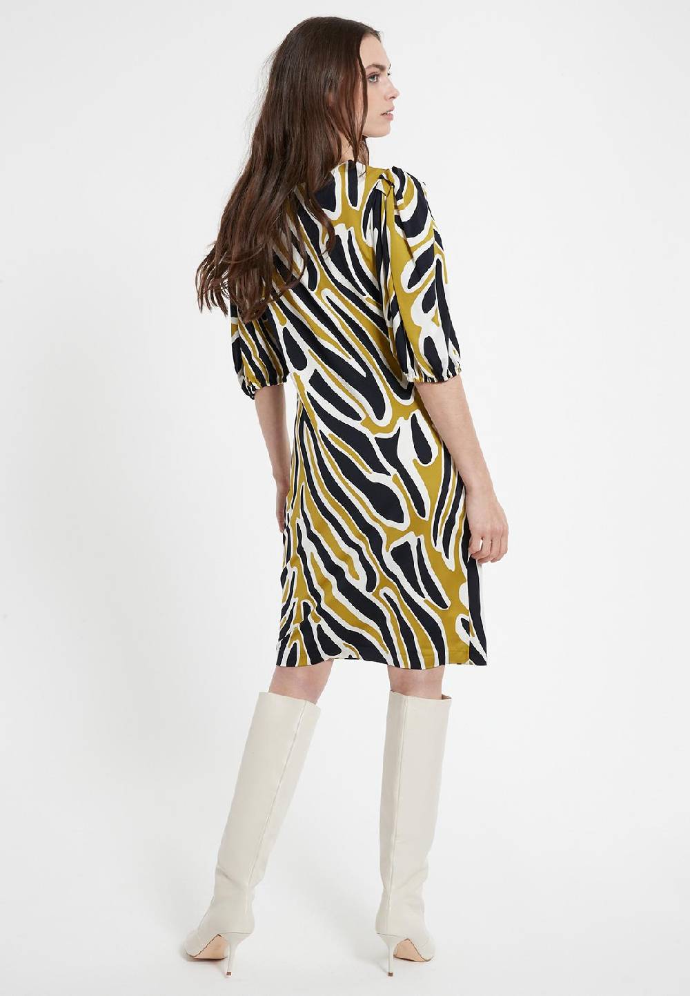 Ana Alcazar Kurzarmkleid Cedie Clearance-Verkauf