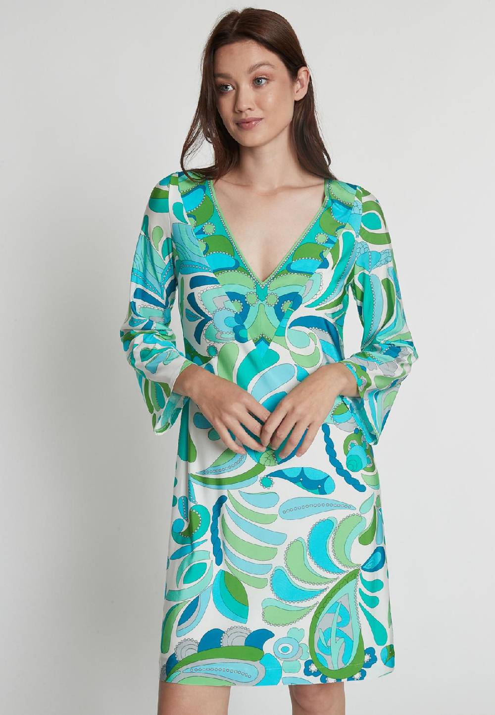 Ana Alcazar Langarmkleid Ria Rabatt