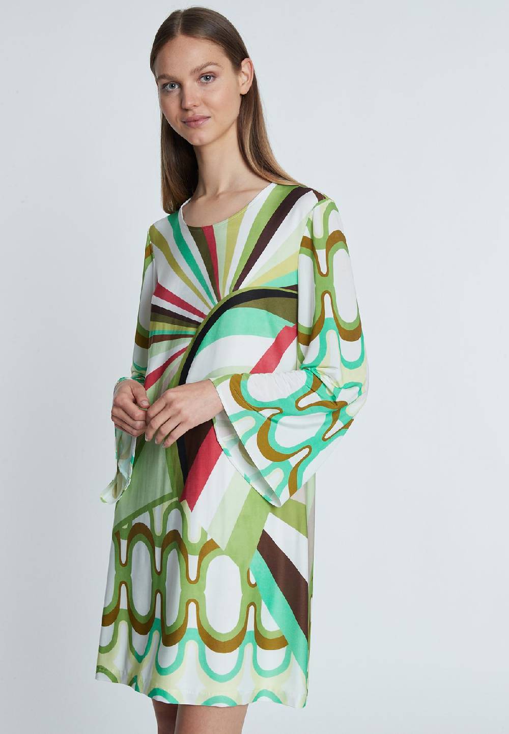 Ana Alcazar Langarmkleid Rihaba Weihnachtsangebot