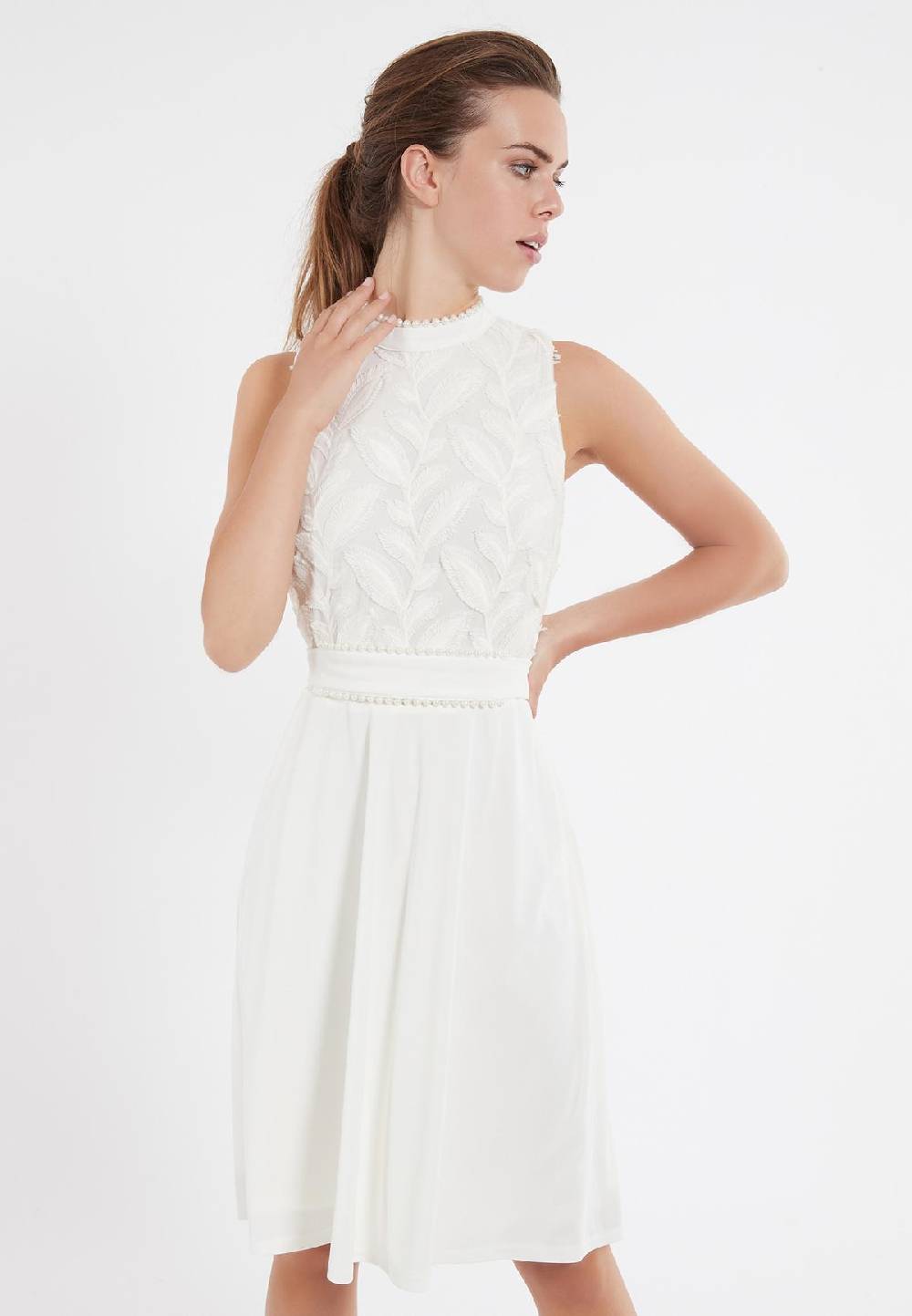 Ana Alcazar Perlen Kleid Zawy Saisonale Angebote